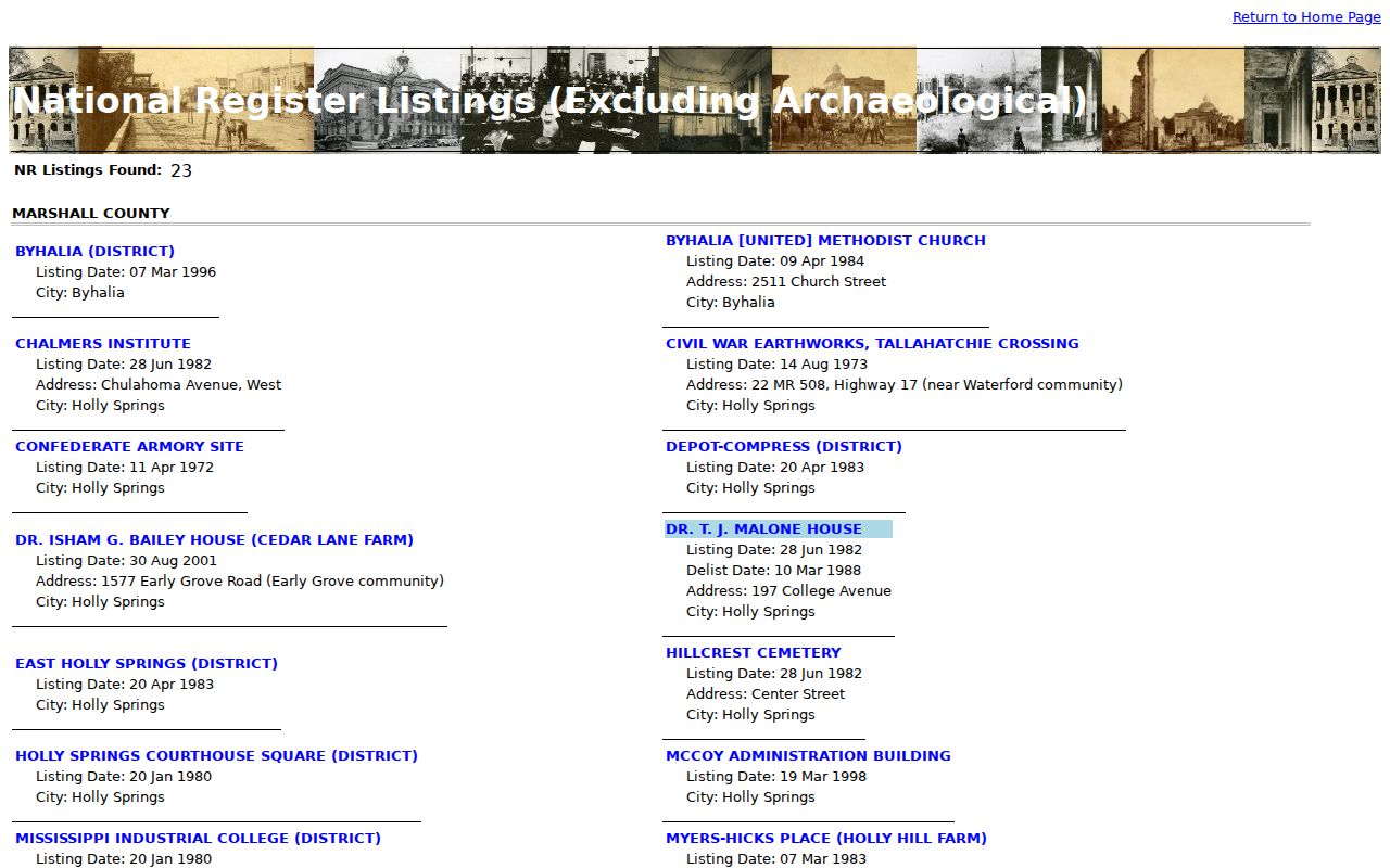 Marshall County court docket courthouse-square National Register source image